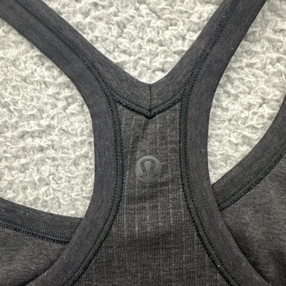 Lululemon Ebb To Street Tank Top Black Athletic Athleisure Women's 8